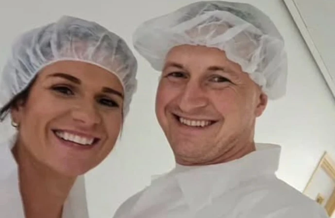 The Apprentice's Levi Hague and his wife Rosie / © Instagram