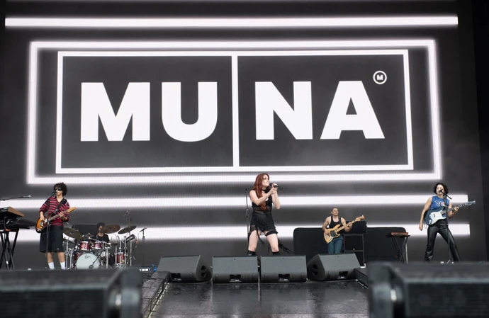 MUNA make the news after tour bus is engulfed in flames in California