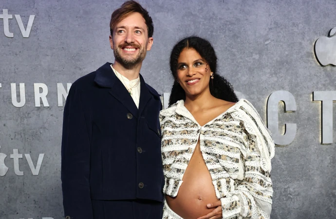 David Rysdahl and Zazie Beetz at the New York premiere of Nocturne