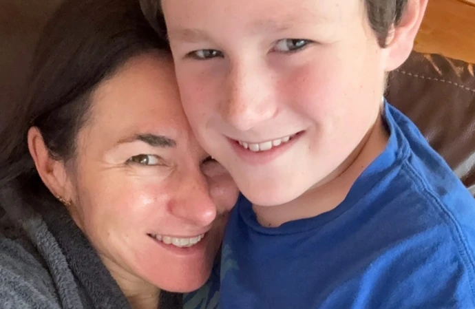 Dame Sarah Storey and her son Charlie / © Instagram