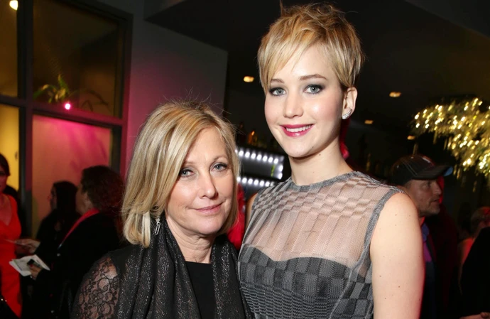 Karen Lawrence and her daughter Jennifer Lawrence in 2013